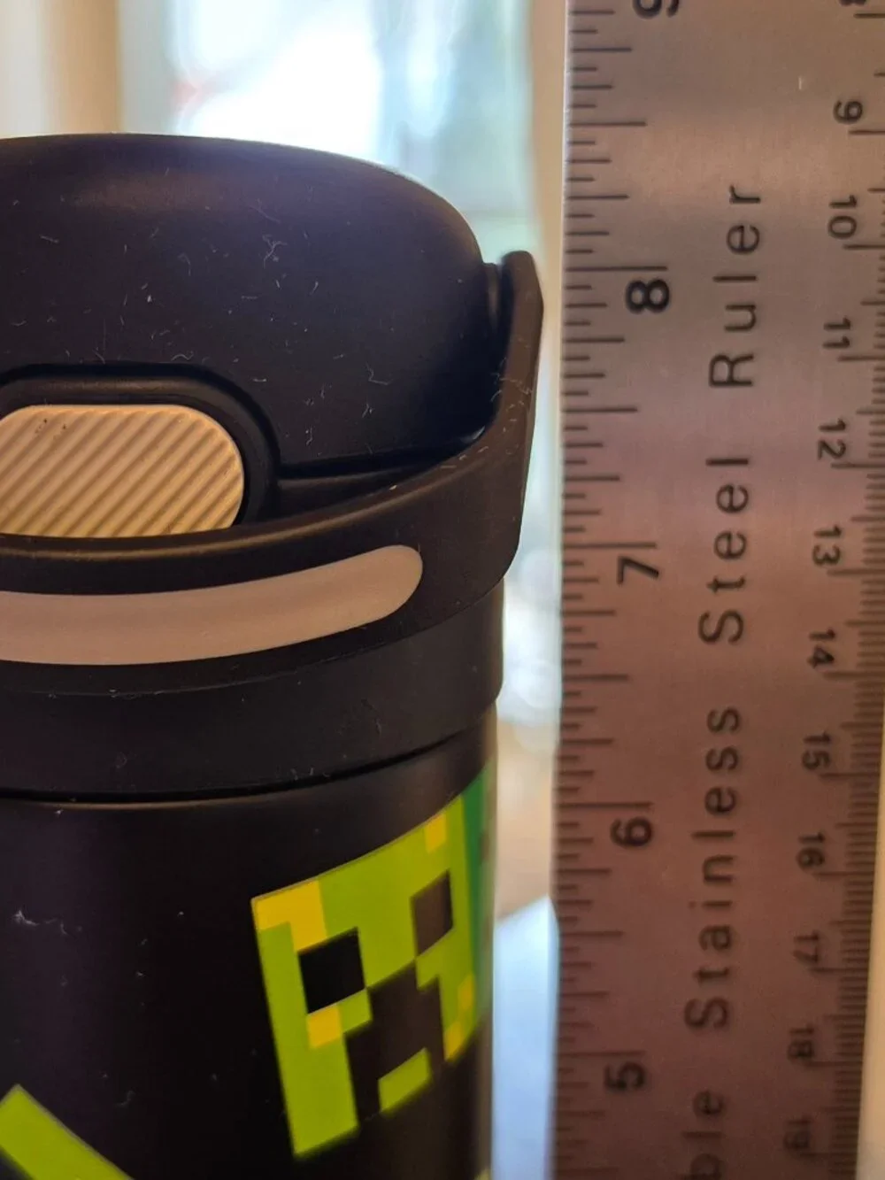 Thermos 16oz Minecraft creeper insulated stainless steel water drink bottle